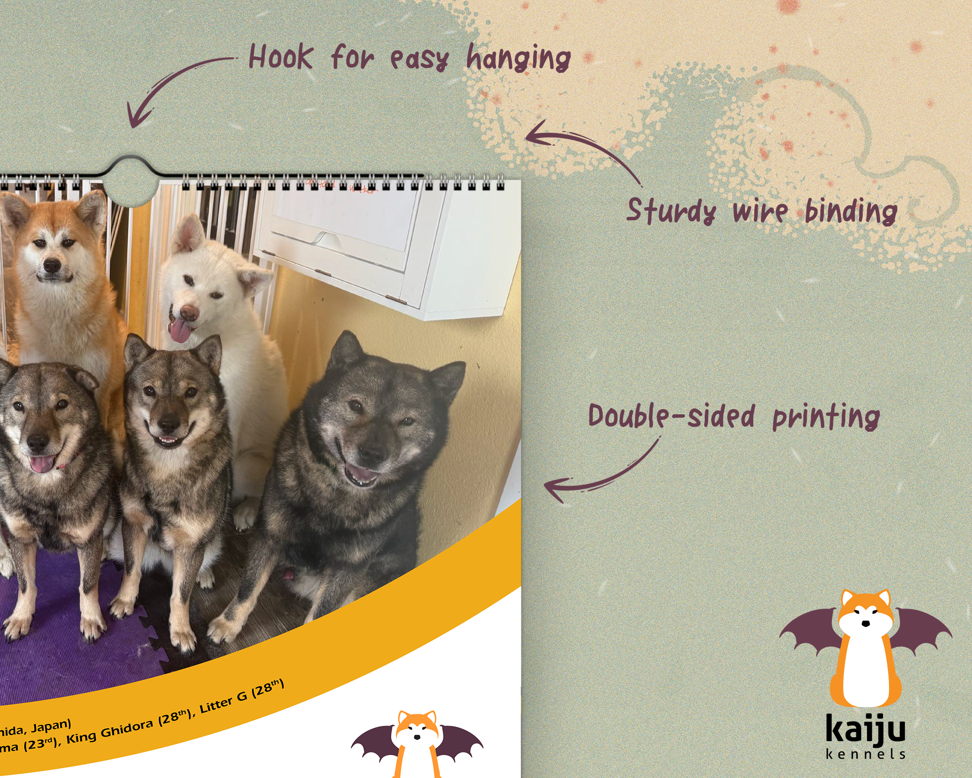 Kaiju Kennels 2026 Wall Calendar - Image 7